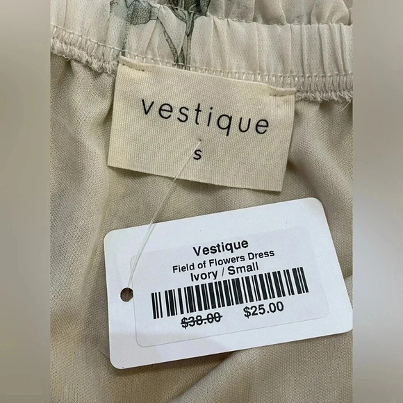 VESTIQUE Boutique Field‎ Of Flowers Tunic Dress Sz Small New with tags - Picture 6 of 7